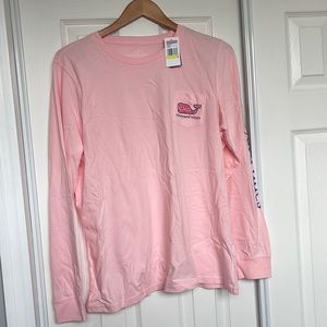 NWT Light Pink Vineyard Vines Long Sleeve Shirt